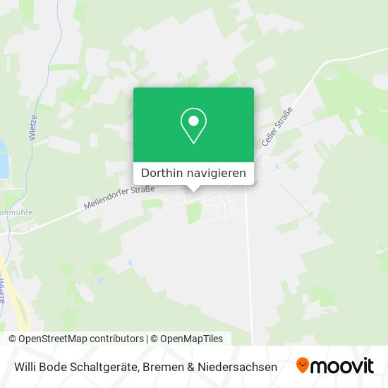 Willi Bode Schaltgeräte Karte