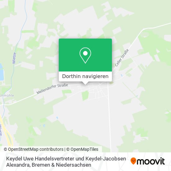 Keydel Uwe Handelsvertreter und Keydel-Jacobsen Alexandra Karte