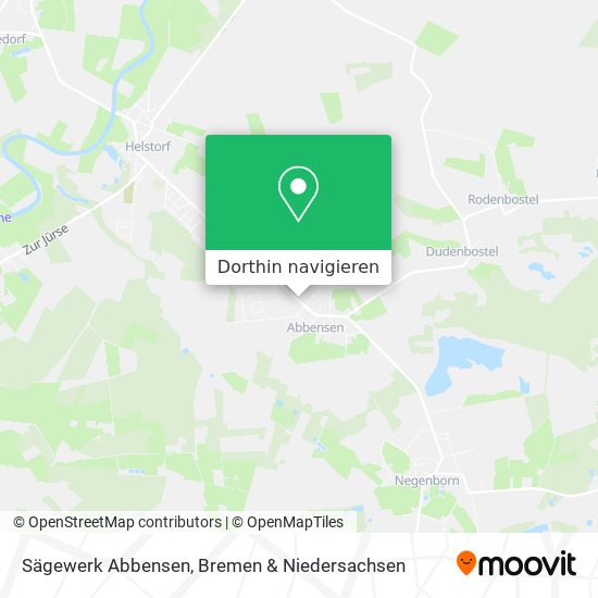 Sägewerk Abbensen Karte