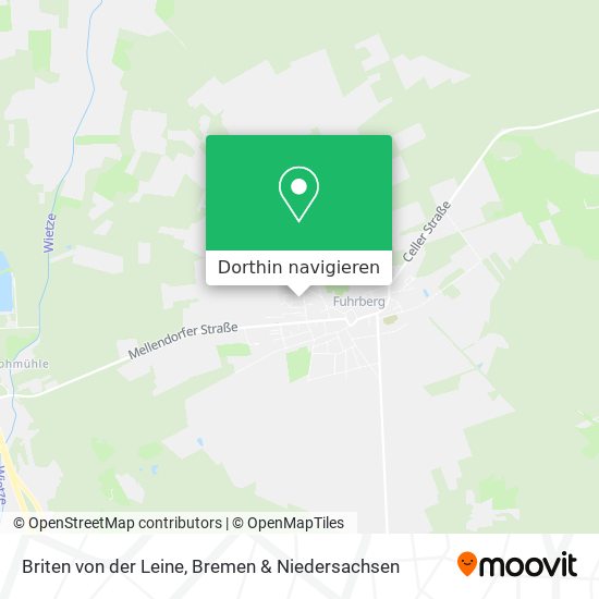 Briten von der Leine Karte