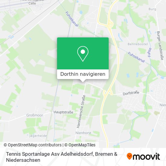 Tennis Sportanlage Asv Adelheidsdorf Karte