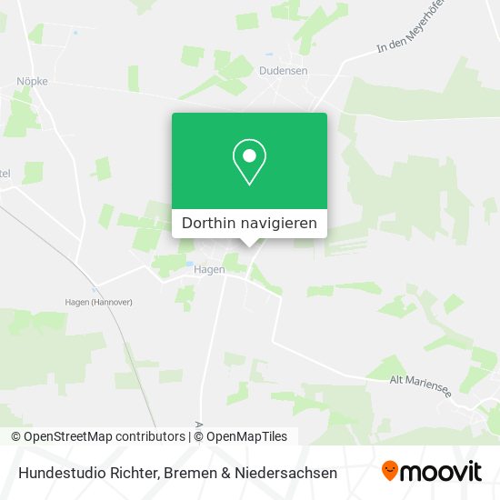 Hundestudio Richter Karte
