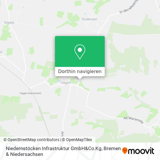 Niedernstöcken Infrastruktur GmbH&Co.Kg Karte