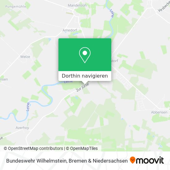 Bundeswehr Wilhelmstein Karte