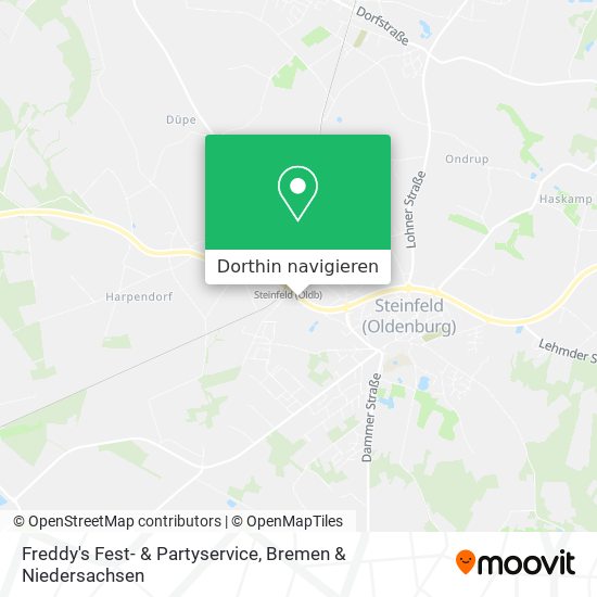 Freddy's Fest- & Partyservice Karte