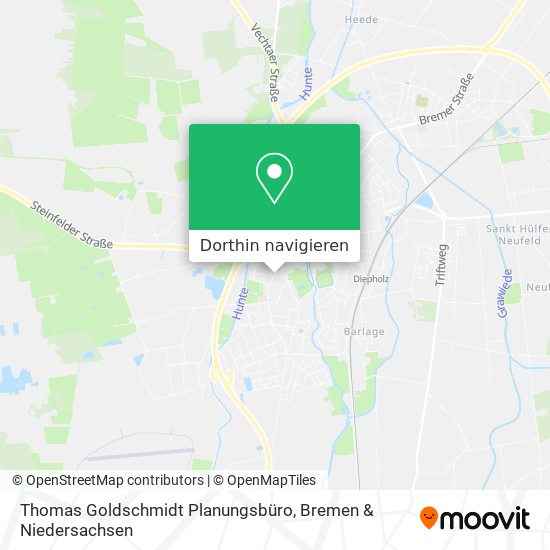 Thomas Goldschmidt Planungsbüro Karte