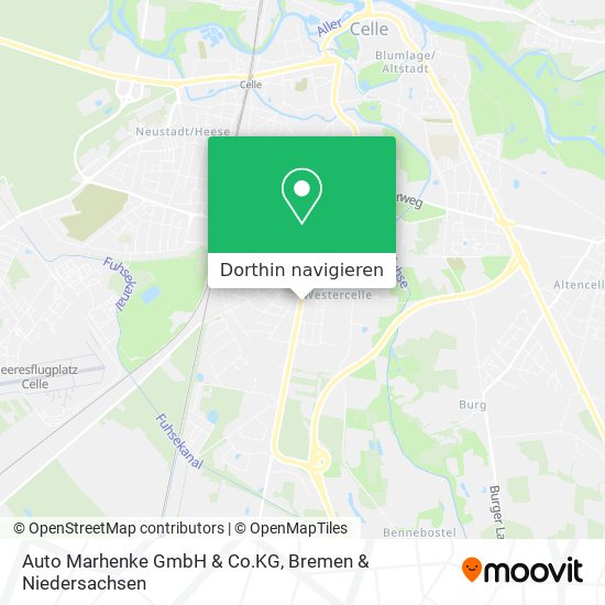 Auto Marhenke GmbH & Co.KG Karte