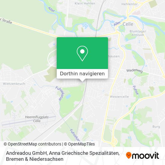Andreadou GmbH, Anna Griechische Spezialitäten Karte