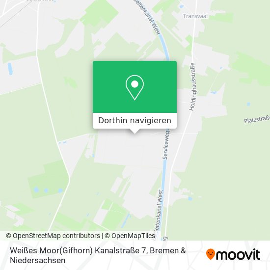 Weißes Moor(Gifhorn) Kanalstraße 7 Karte