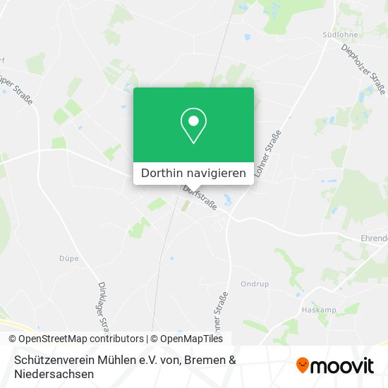 Schützenverein Mühlen e.V. von Karte