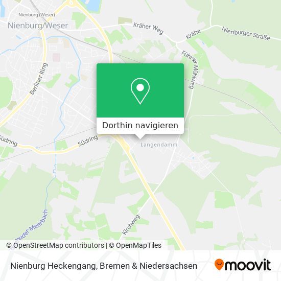 Nienburg Heckengang Karte