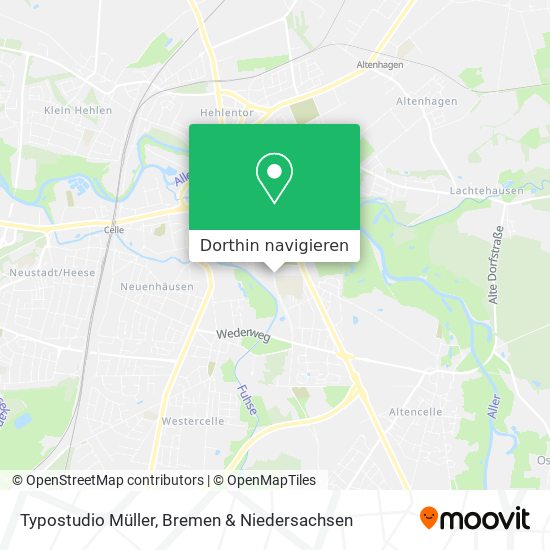 Typostudio Müller Karte