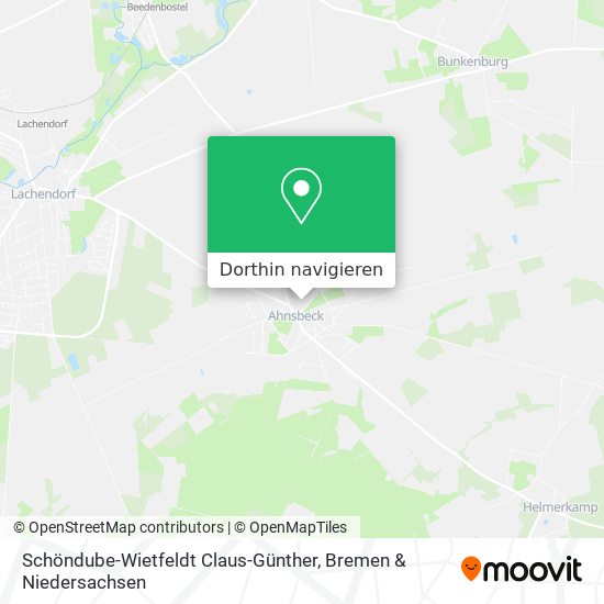 Schöndube-Wietfeldt Claus-Günther Karte