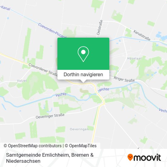 Samtgemeinde Emlichheim Karte