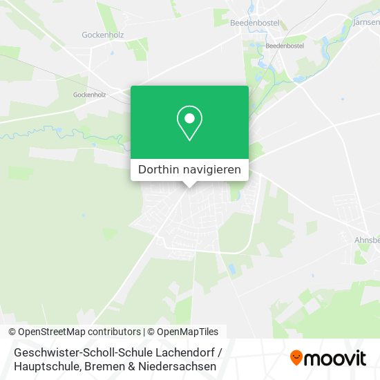 Geschwister-Scholl-Schule Lachendorf / Hauptschule Karte