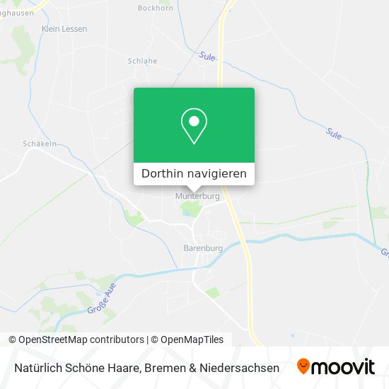 Natürlich Schöne Haare Karte