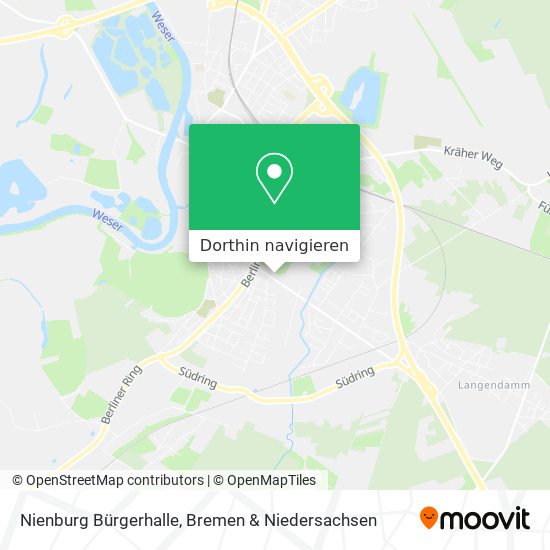 Nienburg Bürgerhalle Karte
