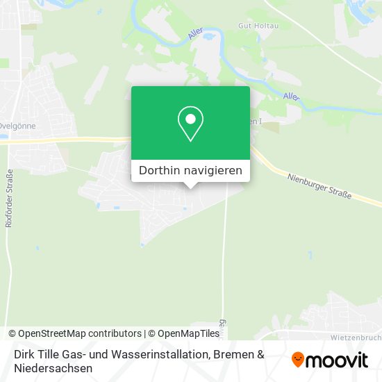 Dirk Tille Gas- und Wasserinstallation Karte