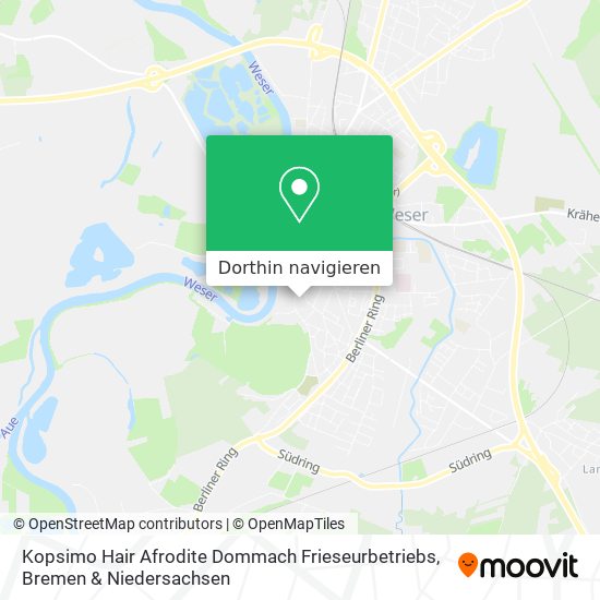Kopsimo Hair Afrodite Dommach Frieseurbetriebs Karte