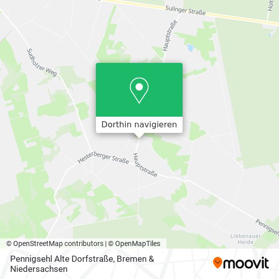 Pennigsehl Alte Dorfstraße Karte