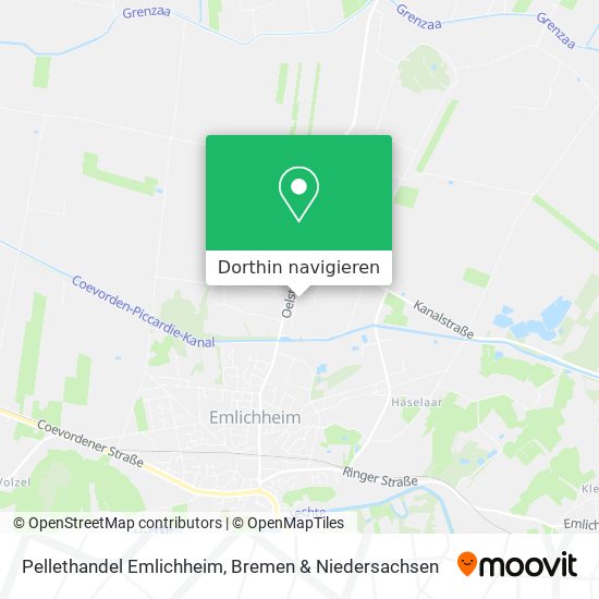 Pellethandel Emlichheim Karte