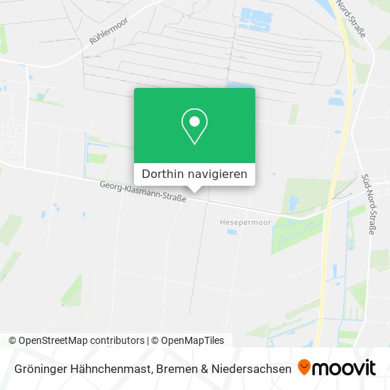 Gröninger Hähnchenmast Karte