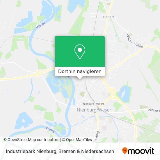 Industriepark Nienburg Karte