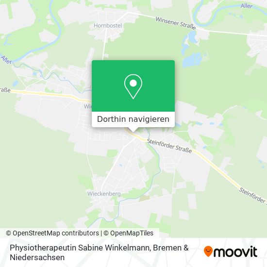 Physiotherapeutin Sabine Winkelmann Karte