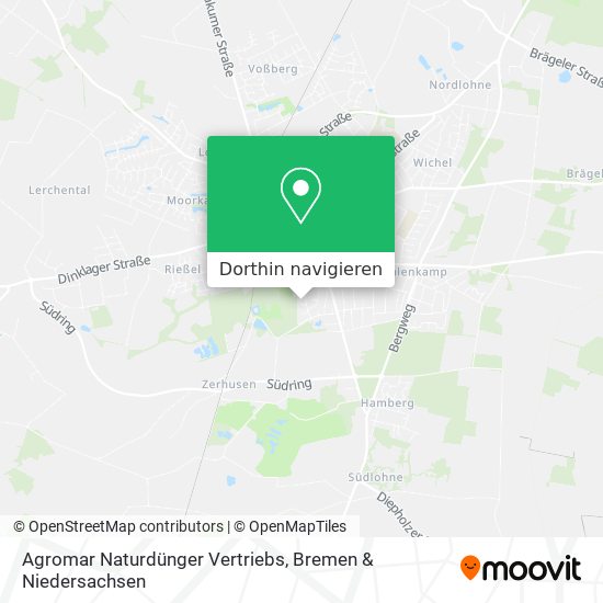 Agromar Naturdünger Vertriebs Karte