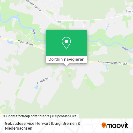 Gebäudeservice Herwart Iburg Karte