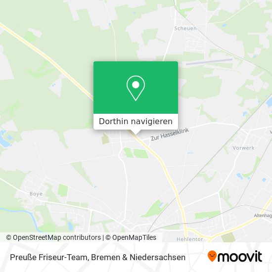Preuße Friseur-Team Karte