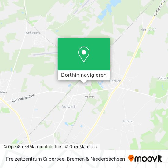 Freizeitzentrum Silbersee Karte