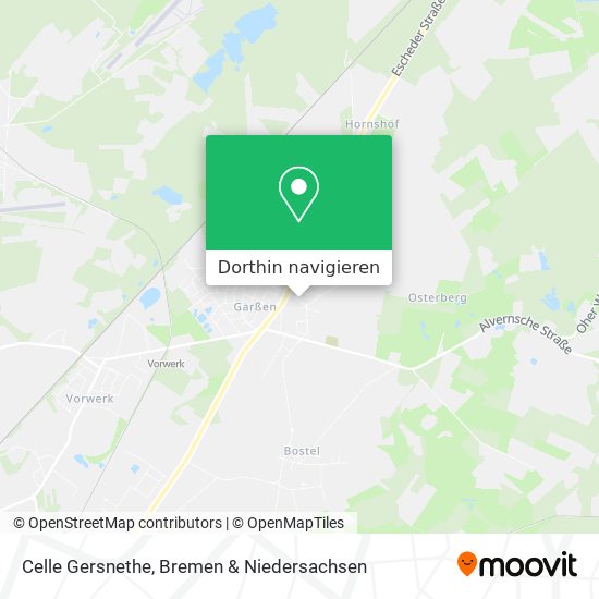 Celle Gersnethe Karte