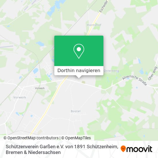 Schützenverein Garßen e.V. von 1891 Schützenheim Karte