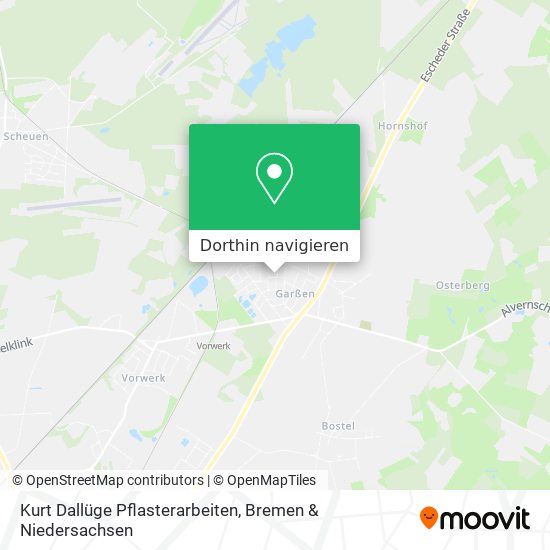 Kurt Dallüge Pflasterarbeiten Karte