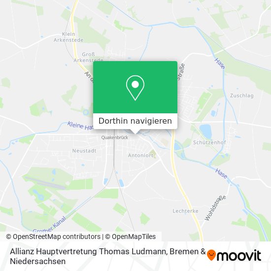 Allianz Hauptvertretung Thomas Ludmann Karte
