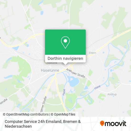 Computer Service 24h Emsland Karte