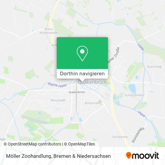 Möller Zoohandlung Karte