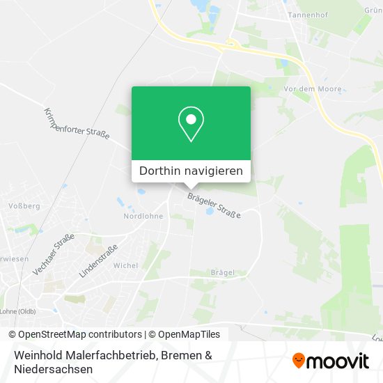 Weinhold Malerfachbetrieb Karte