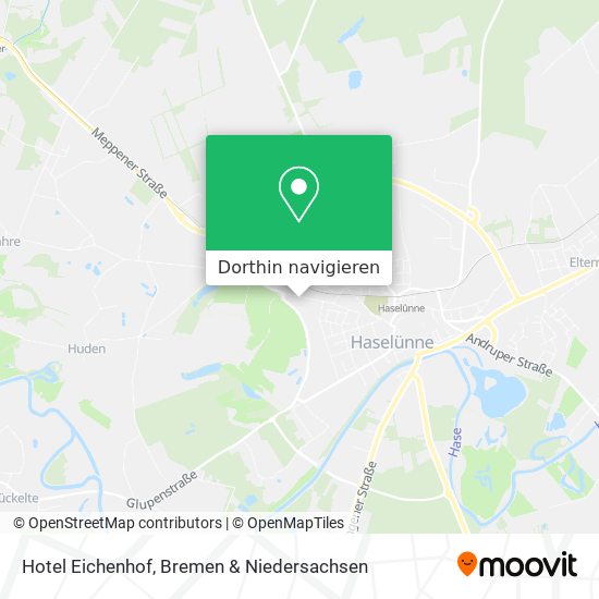 Hotel Eichenhof Karte