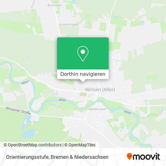 Orientierungsstufe Karte