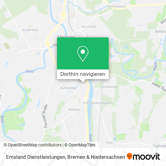 Emsland Dienstleistungen Karte