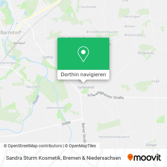 Sandra Sturm Kosmetik Karte