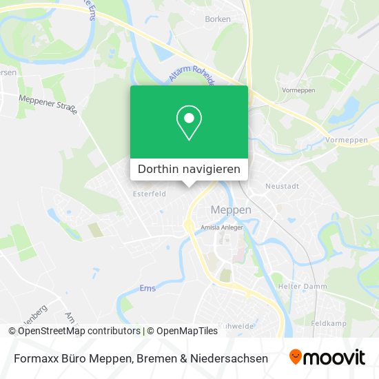 Formaxx Büro Meppen Karte