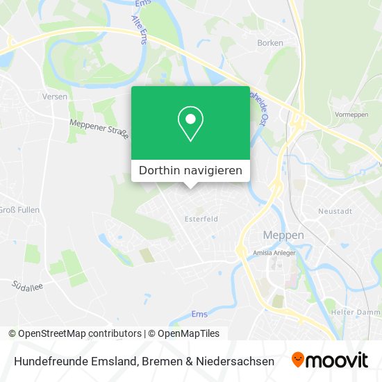 Hundefreunde Emsland Karte