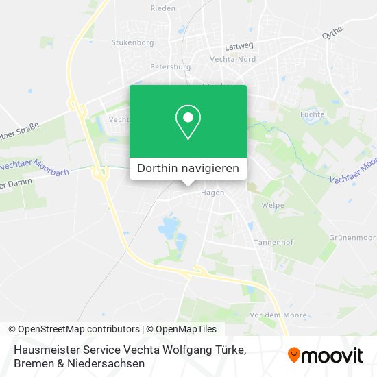 Hausmeister Service Vechta Wolfgang Türke Karte