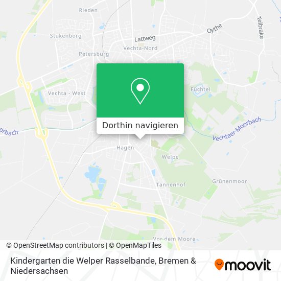 Kindergarten die Welper Rasselbande Karte