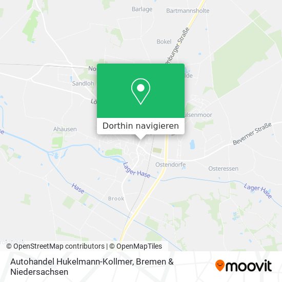 Autohandel Hukelmann-Kollmer Karte