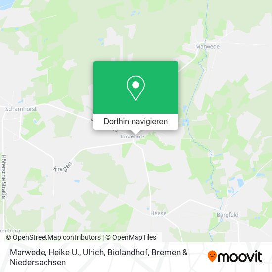 Marwede, Heike U., Ulrich, Biolandhof Karte