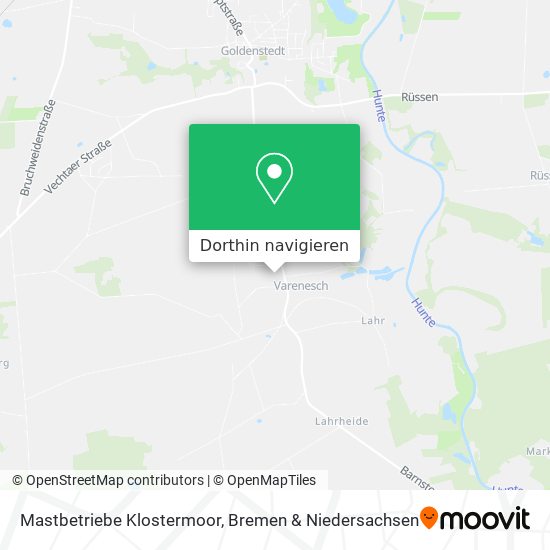 Mastbetriebe Klostermoor Karte